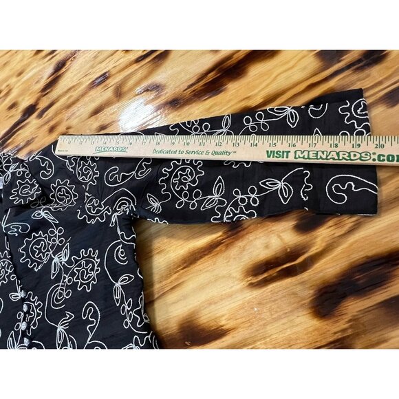 Bleu Bayou Women Size Medium Art to Wear 100% Silk Jacket Embroidered Designer - Picture 6 of 10